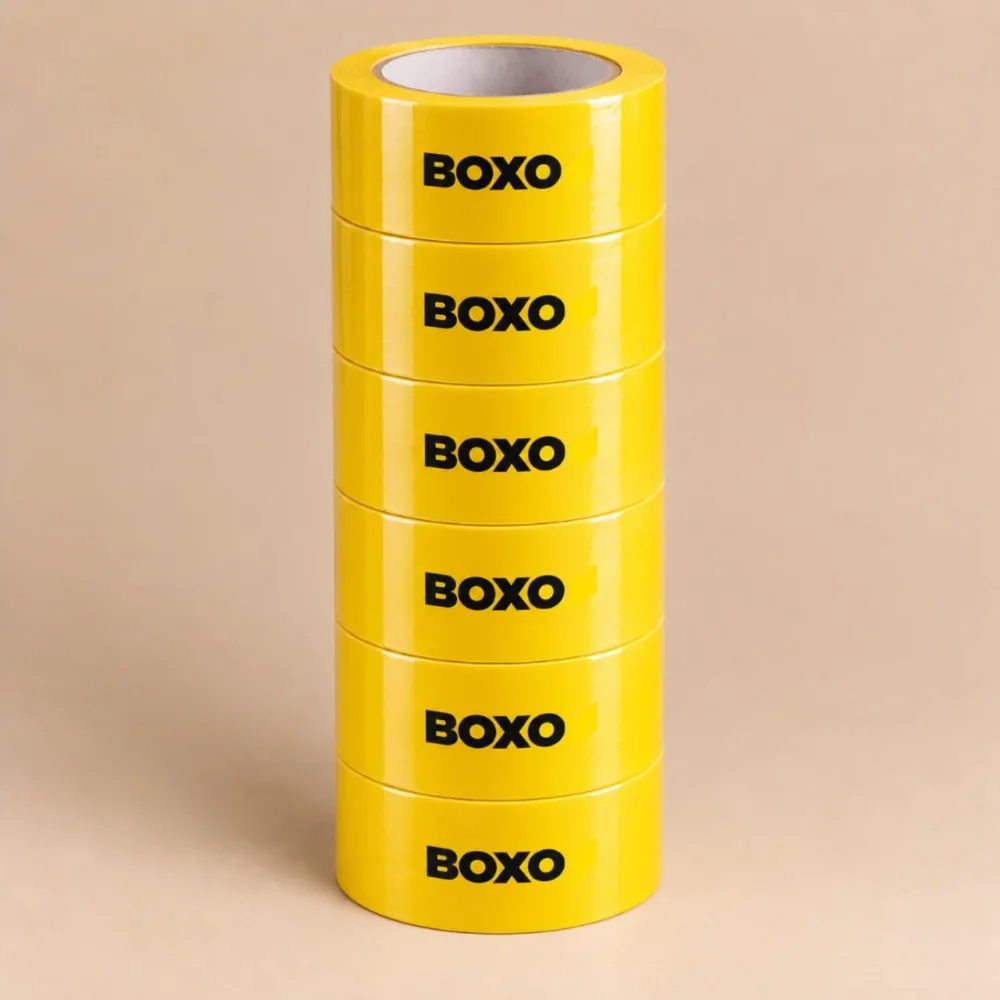 BOXO - Băng keo đục màu vàng chanh 4,8 cm x 100 yard