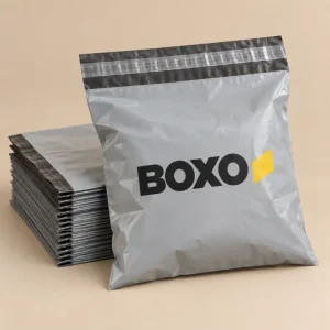 BOXO - Túi niêm phong tự dính 25x35 cm màu xám